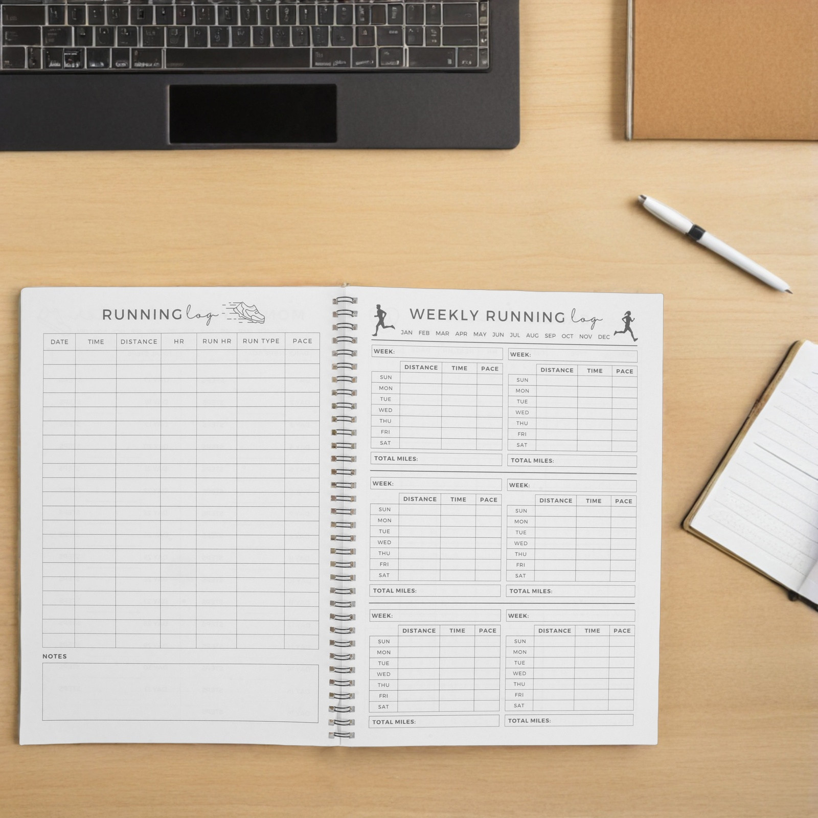 Workout Plan Home Gym - Premium Fitnessplanningsboekje met Sjablonen voor Doelstellingen,