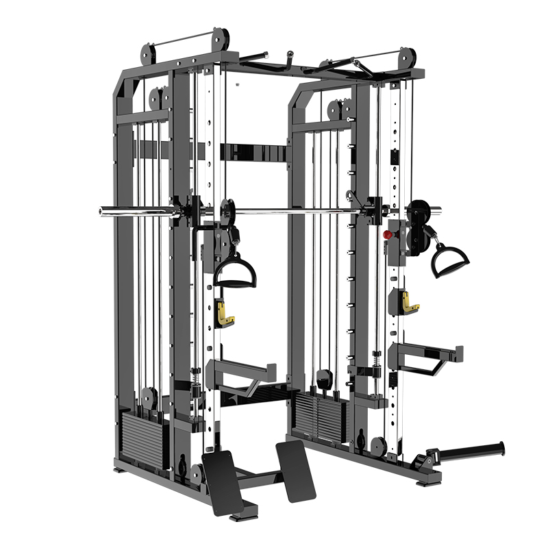 Home Gym Cable Machine With Weight Stack - Multifunctionele Smith Bird Rack Machine Home