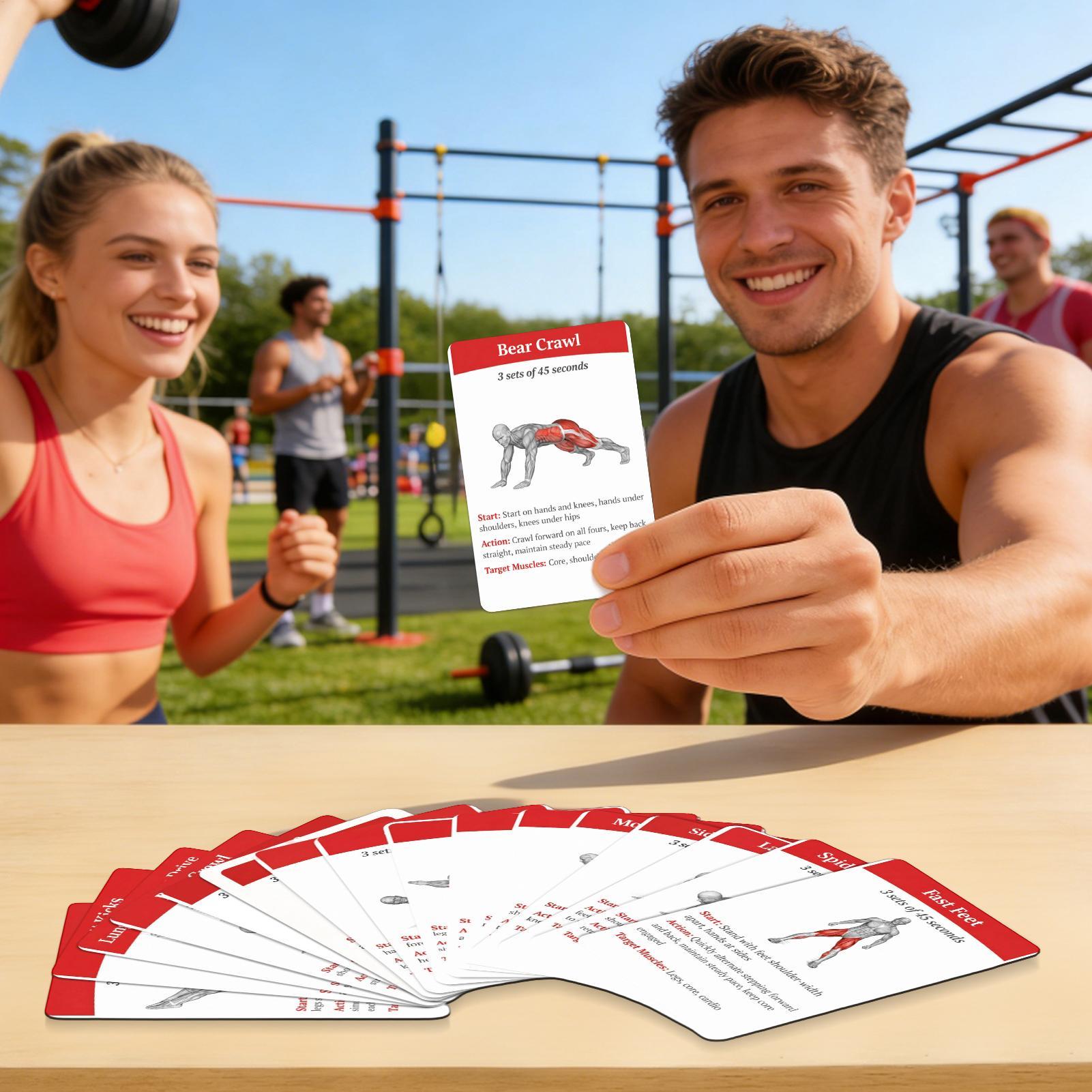 Workout-kaarten Oefenkaarten 3 - Home Gym Equipment Set recensie en prijs