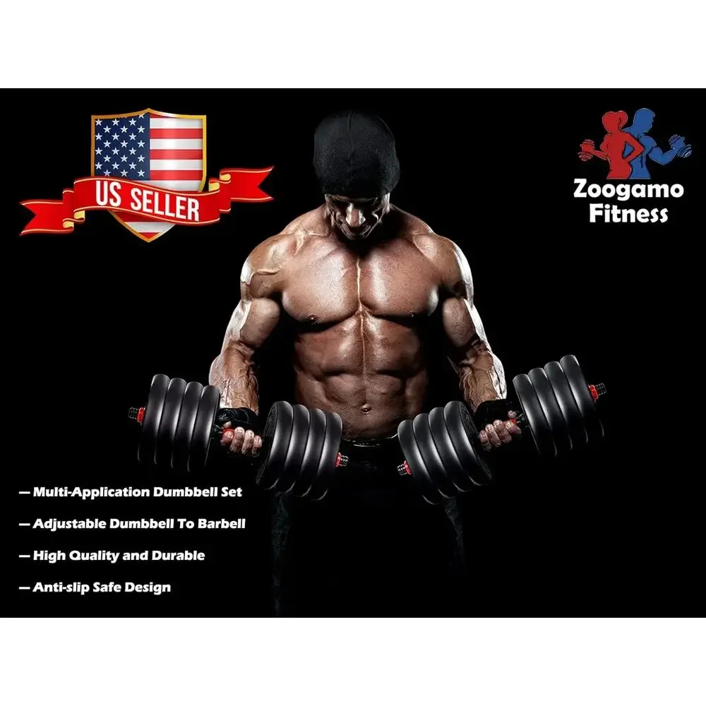 88-110 lbs verstelbare dumbbel - Home Gym Equipment Set recensie en prijs