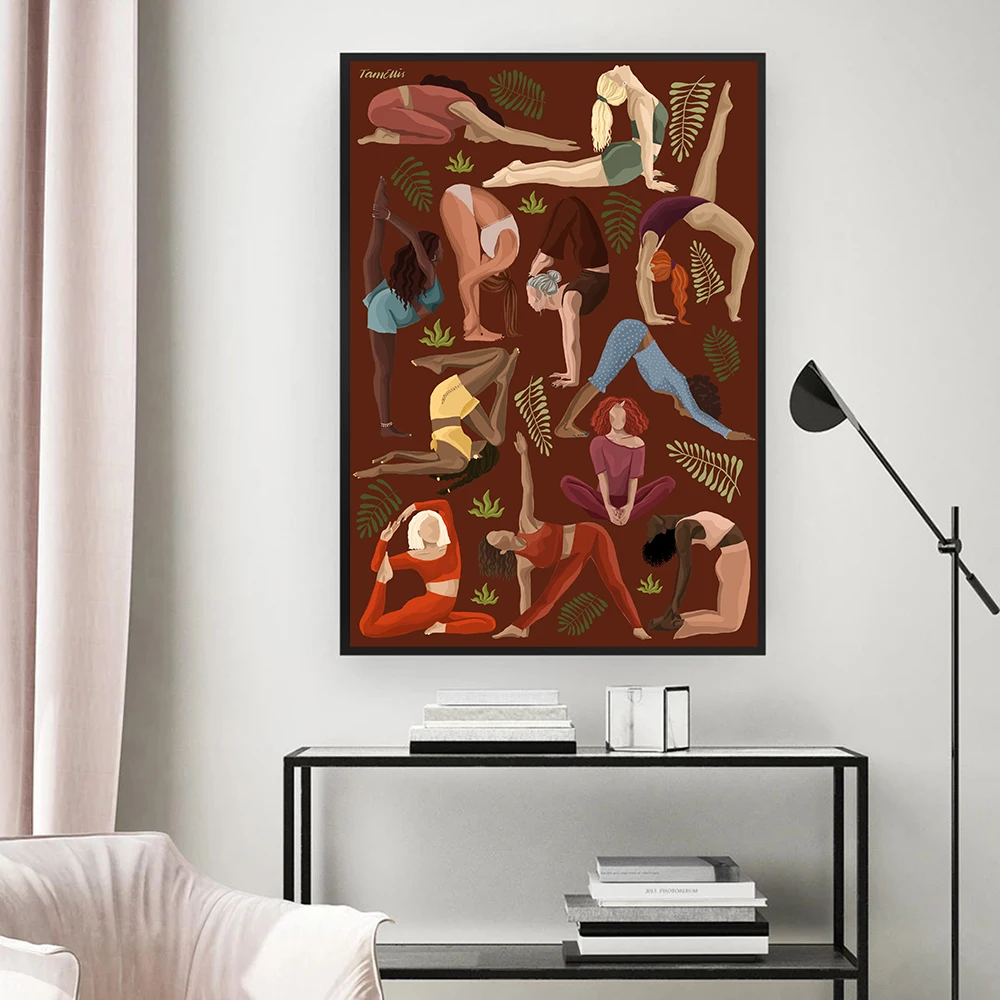 Vintage Yoga Beweegt Poster Ca - Home Gym York recensie en prijs