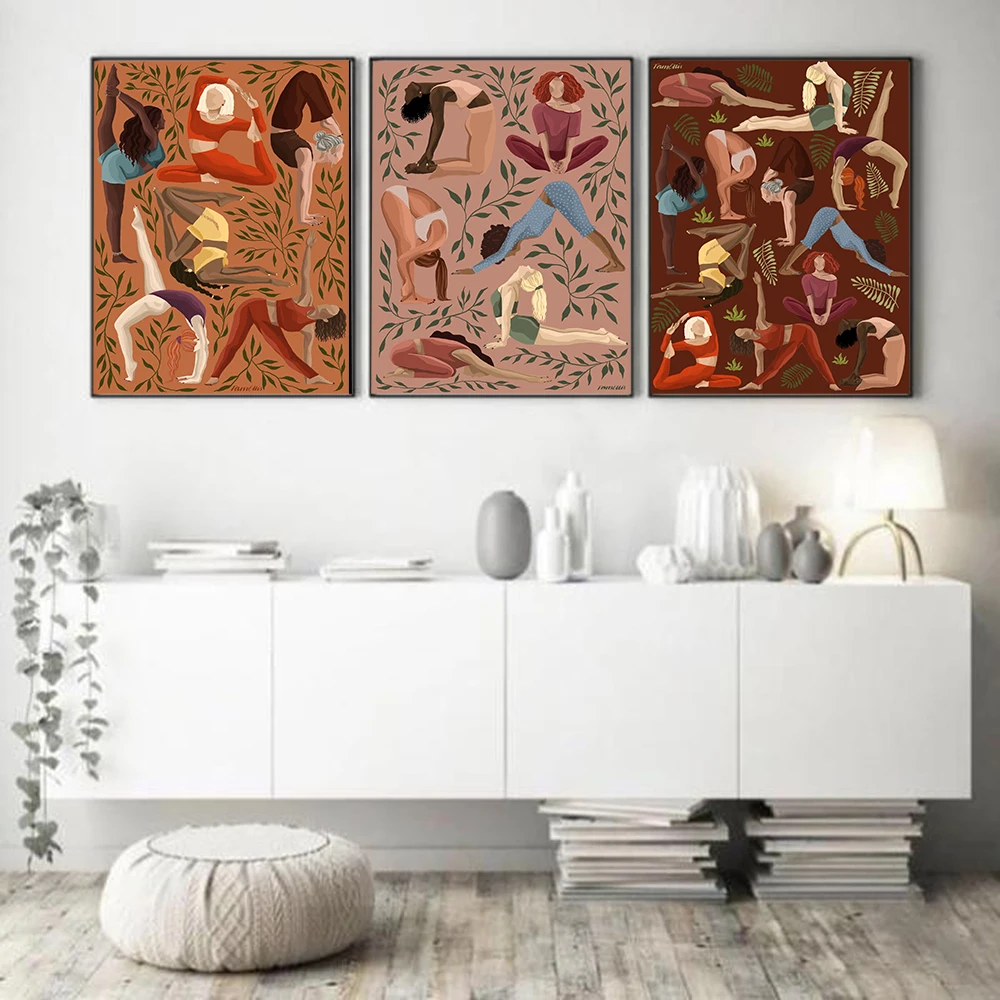 Vintage Yoga Beweegt Poster Ca - Home Gym York recensie en prijs