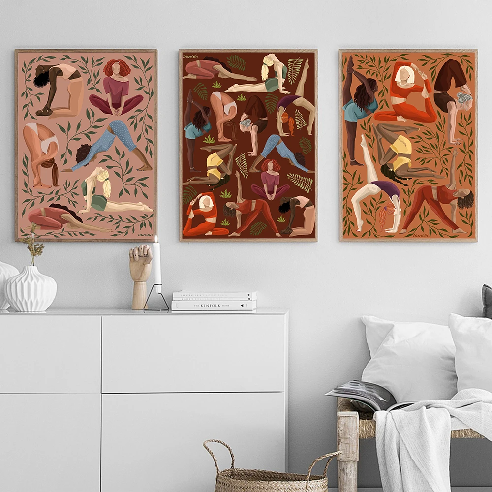 Vintage Yoga Beweegt Poster Ca - Home Gym York recensie en prijs