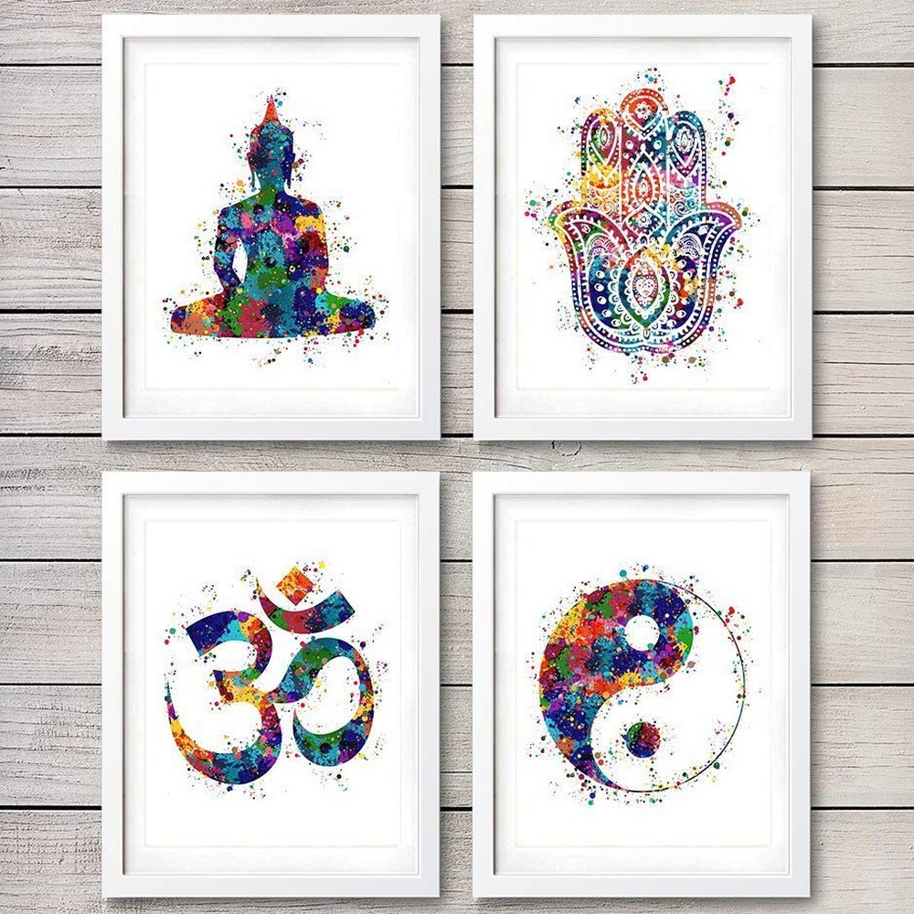 Yoga Art Canvas Schilderij Pos - Home Gym York recensie en prijs