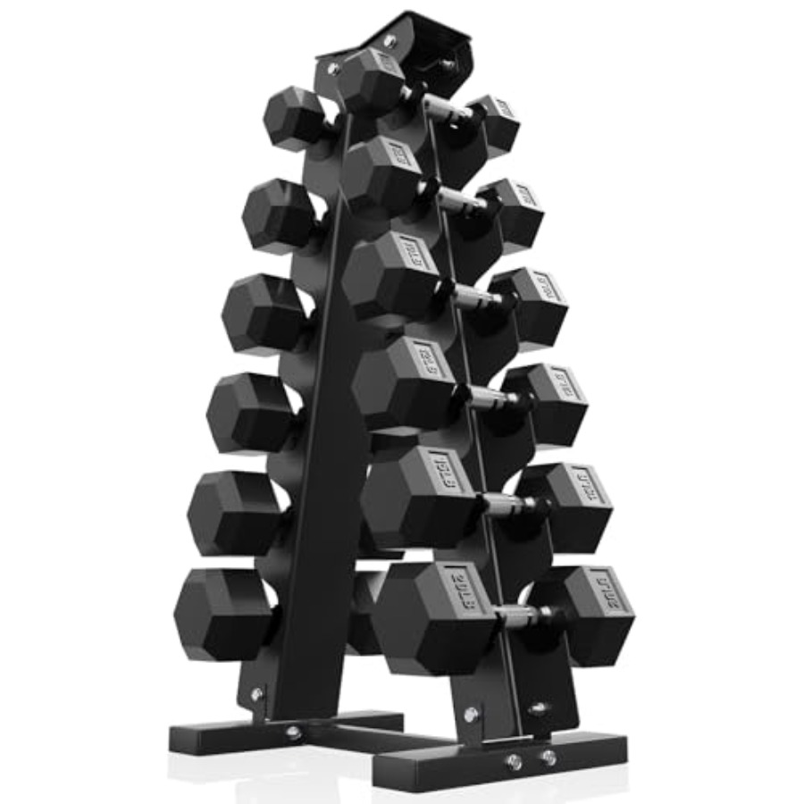 Rubber omhulde hex dumbbells s - Hex Dumbbell Set recensie en prijs
