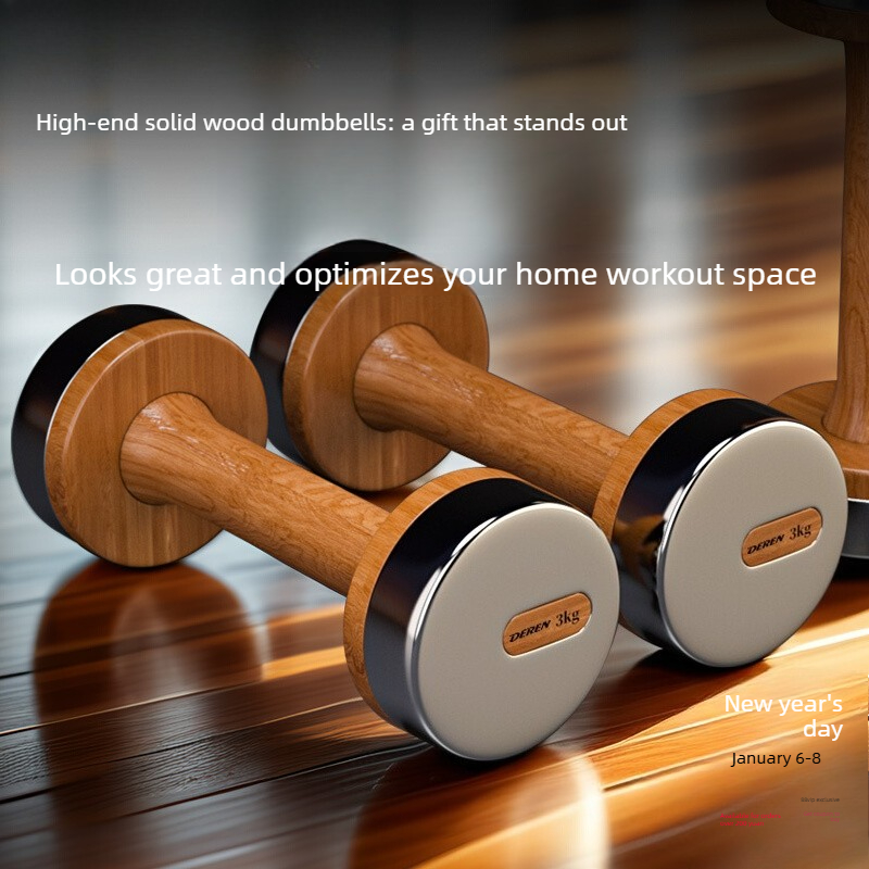 Verstelbare halterset van hout - Home Gym Equipment Set recensie en prijs