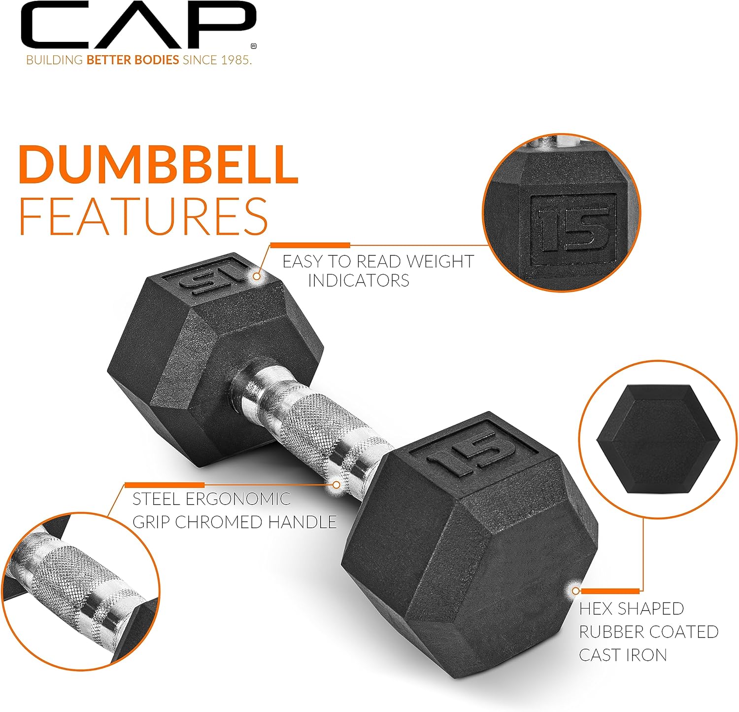 Gecoate Hex Dumbbell Gewichten - Hex Dumbbell Set recensie en prijs