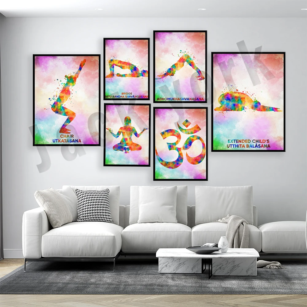 Yoga Ashtanga Pose Poster Home - Home Gym York recensie en prijs