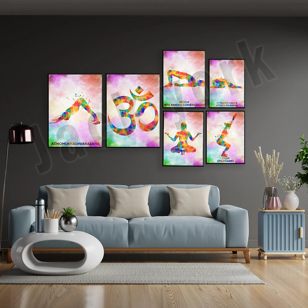 Yoga Ashtanga Pose Poster Home - Home Gym York recensie en prijs
