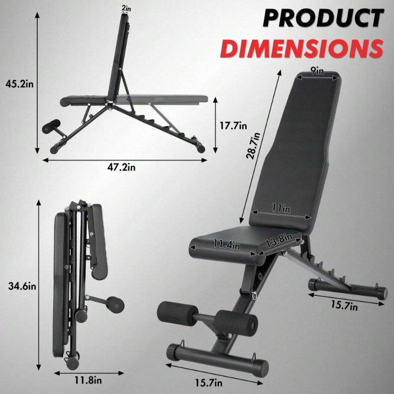 Verstelbare opvouwbare gewicht - Home Gym For Small Spaces recensie en prijs