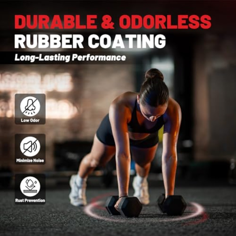 HEX Dumbbell Set 2.5-125lb Rub - Hex Dumbbell Set recensie en prijs