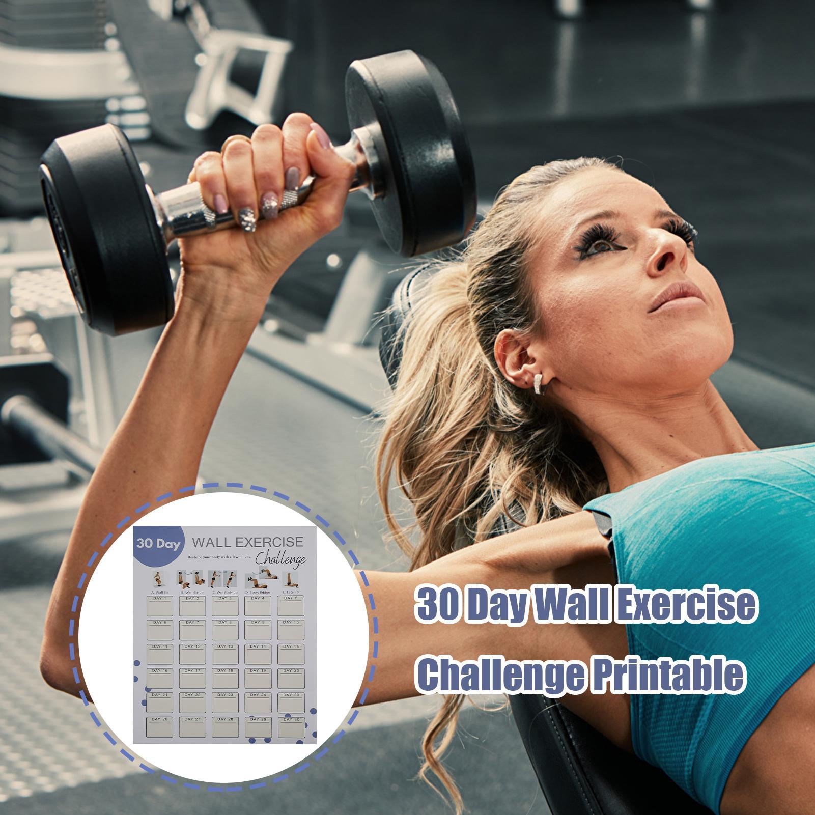 Wall Fitness Planner 30-dagen  - Workout Plan Home Gym recensie en prijs