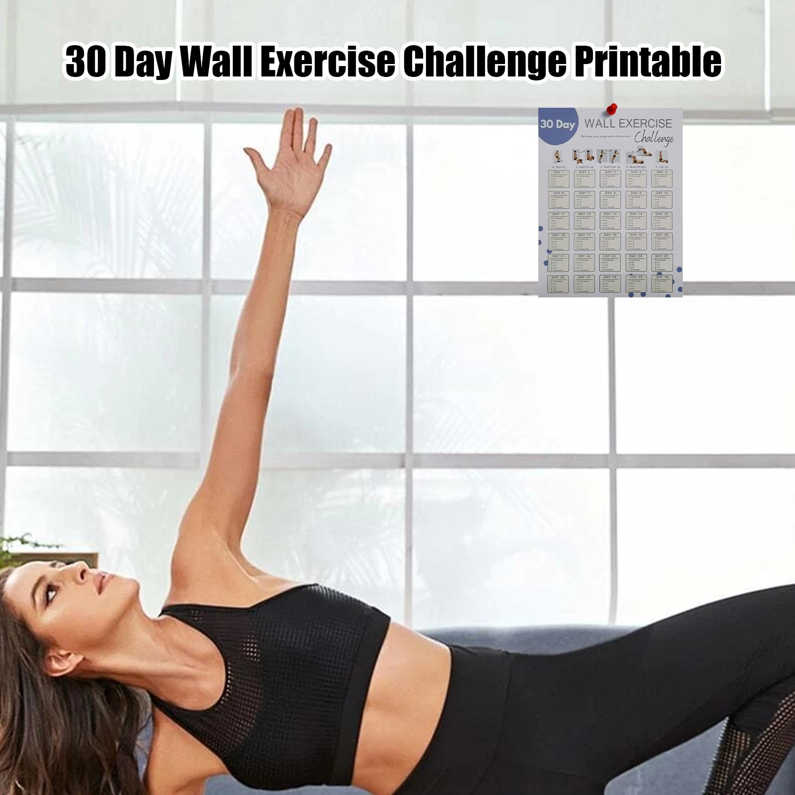 Wall Fitness Planner 30-dagen  - Workout Plan Home Gym recensie en prijs