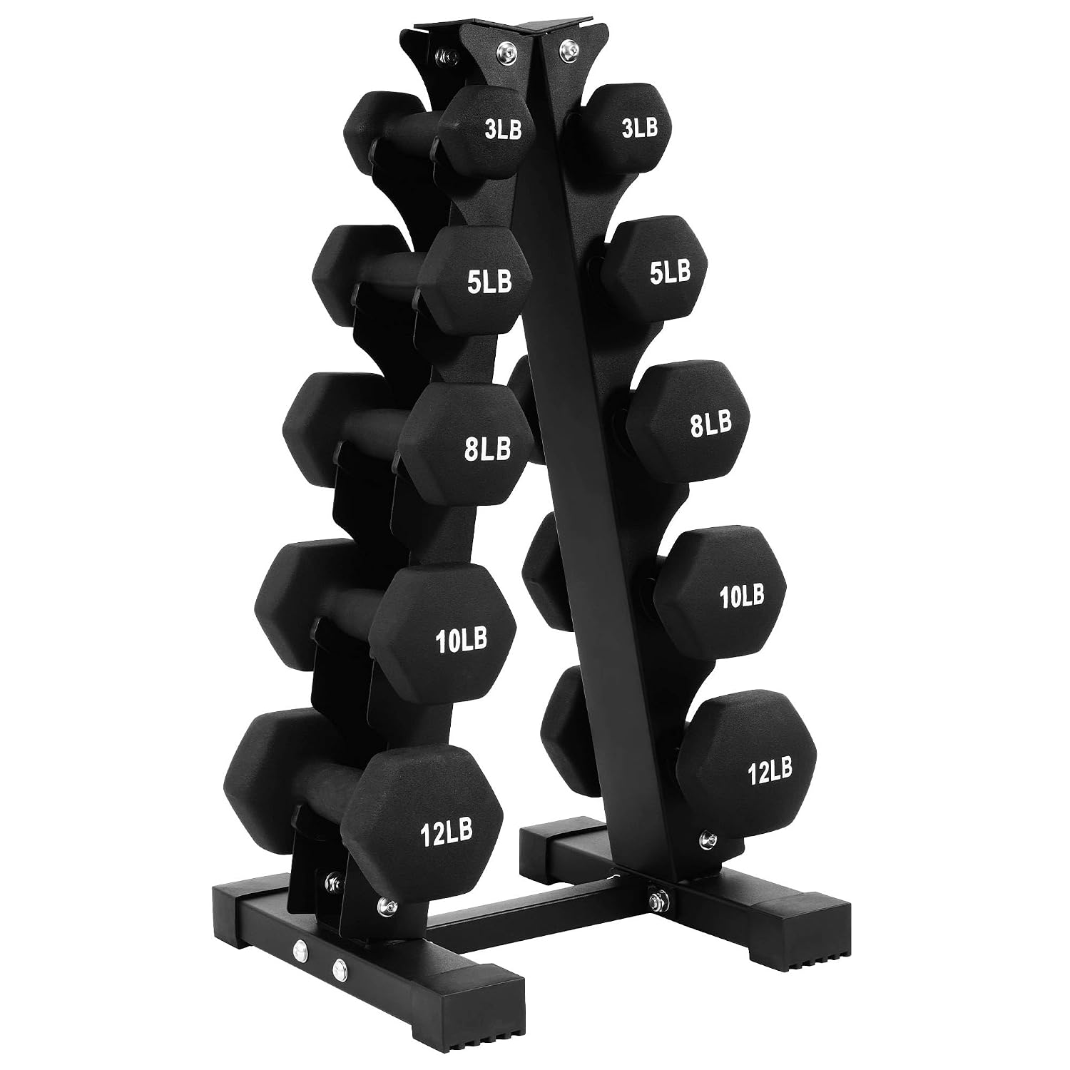 76LBS Neopreen Gecoate Zeshoek - Hex Dumbbell Set recensie en prijs